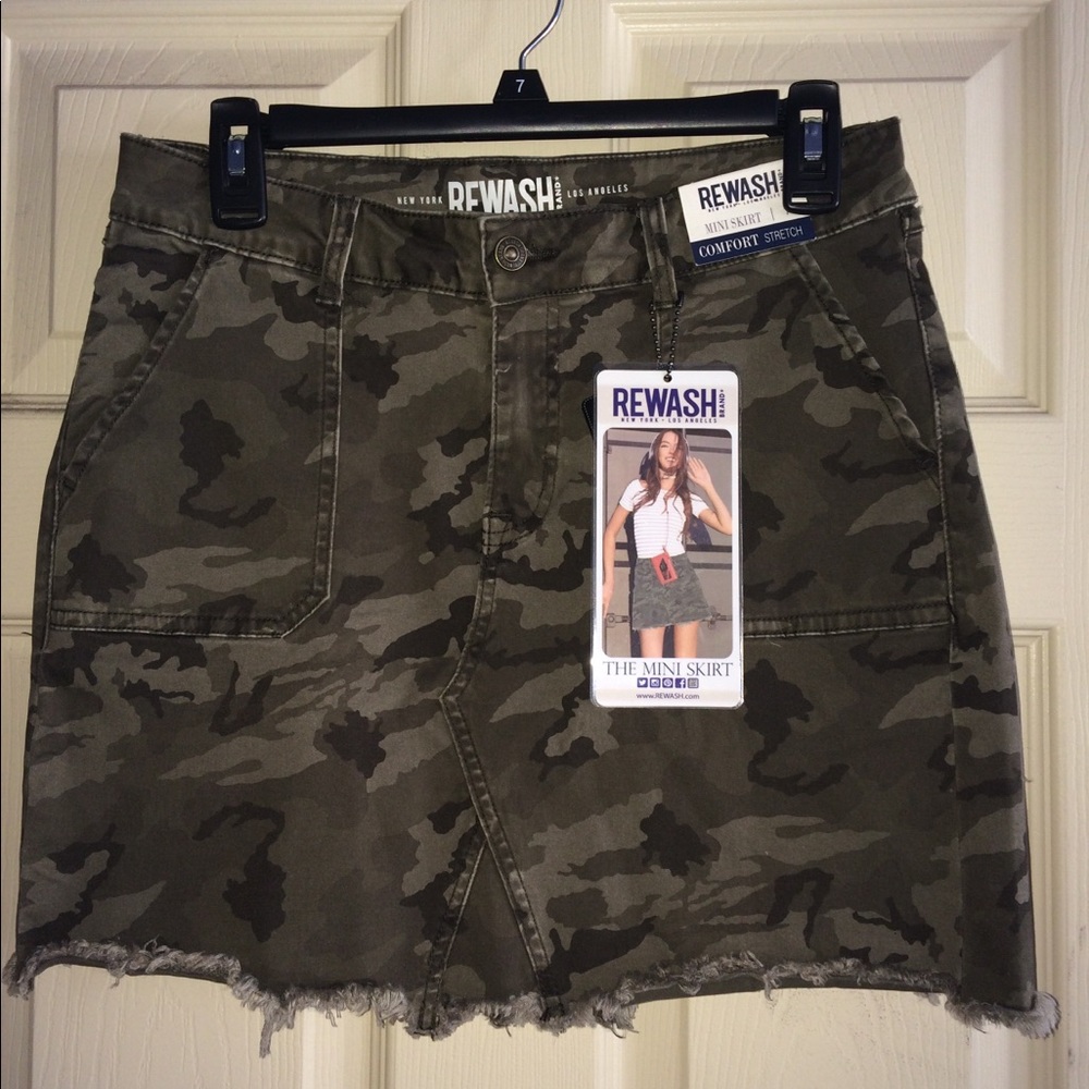 Camo printed Mini Skirt